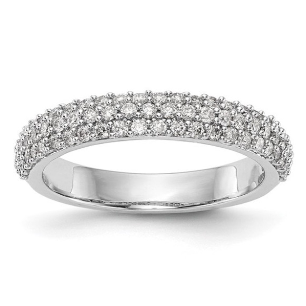 14K White Gold Pavè 1/2 CT diamond Ring